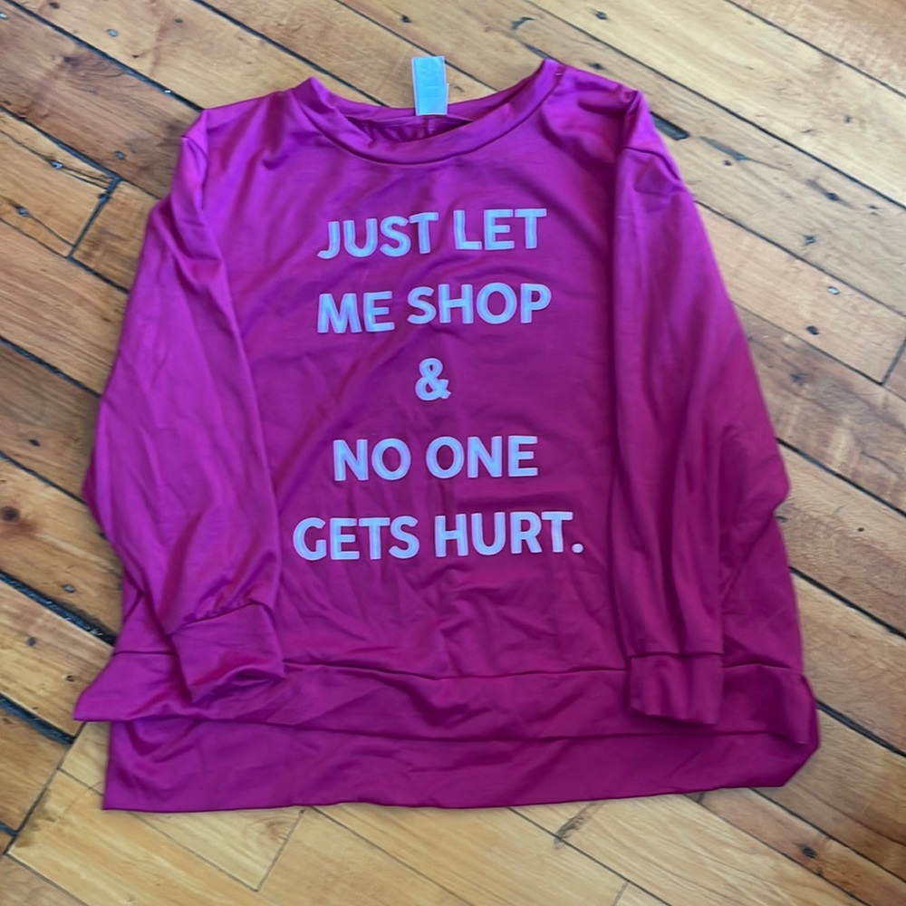 Worn once long sleeve t